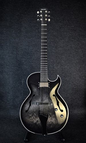 Fibertone carbon fiber archtop guitar