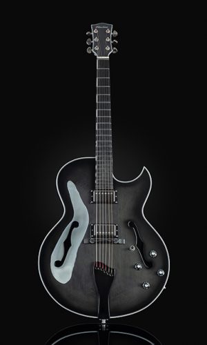Fibertone carbon fiber archtop guitar